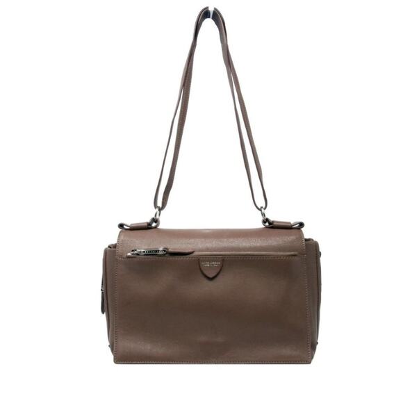 Marc Jacobs Chrome Leather Amelia Nickle Crossbody Bag MJ-1028P-0015